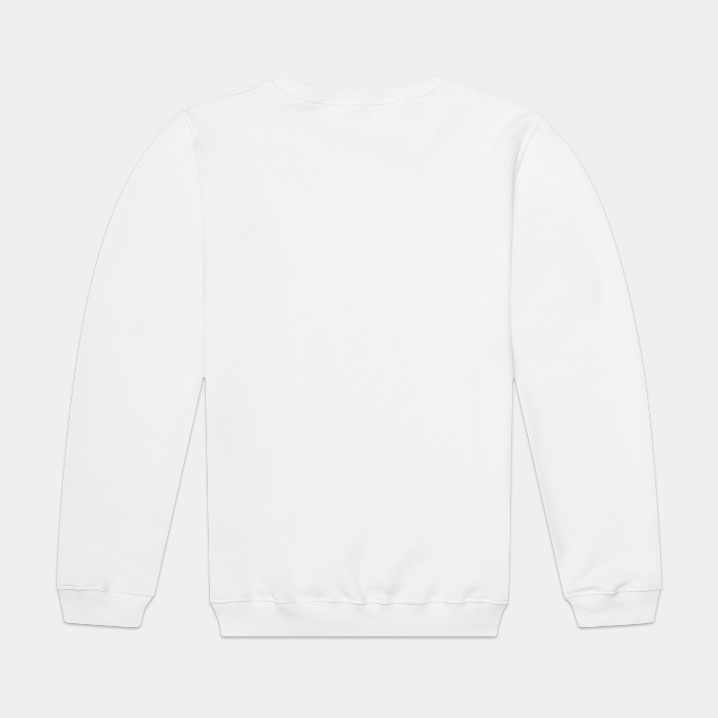 Plain white discount crewneck