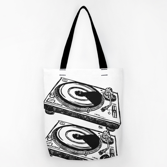 Turntable Tote Bag