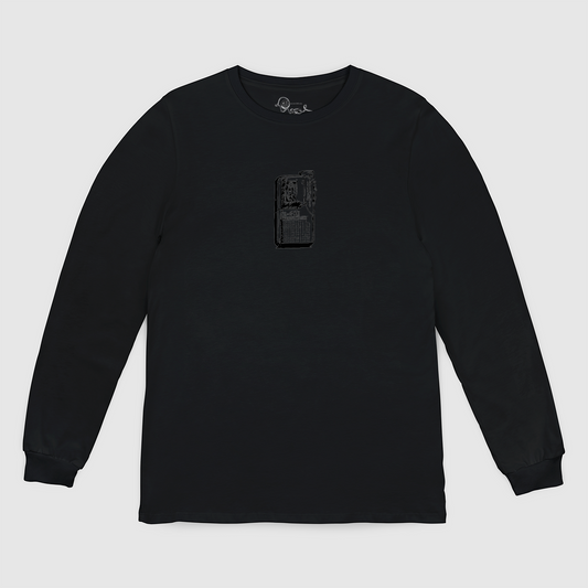 Recorder Black L/S Premium Tee