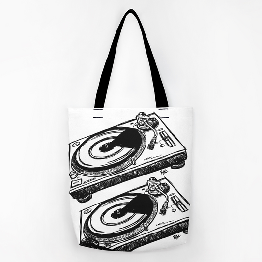 Turntable Tote Bag